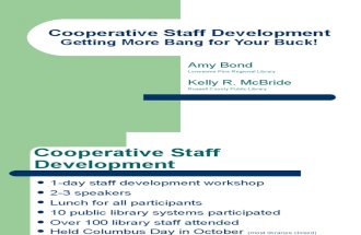 Cooperative Staff Development Final