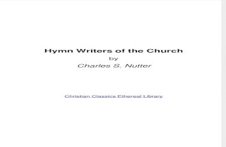 Hymn Writers of the Church by Charles S. Nutter