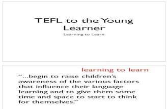 TEFL to the Young Learner