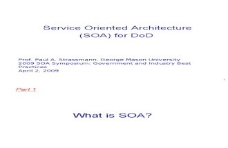 Service Oriented Architecture (SOA) for DoD