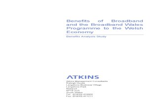 Benefits of Broadband and the Broadband Wales