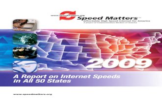 CWA Report on Internet Speeds 2009