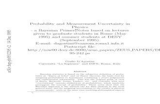 Probability and Measurement Uncertainty