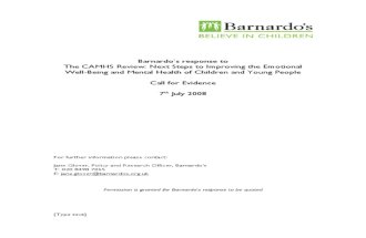 [Barnardos Free Docs.]Barnardo s Response to Camhs Review 3rd July 08
