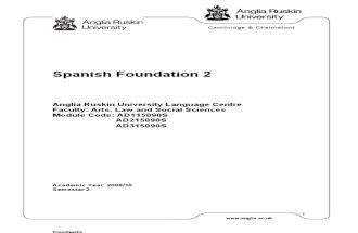 Spanish Foundation 2  Module Guide