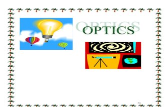 OPTICS 1. Light From Sodium Lamp Passes
