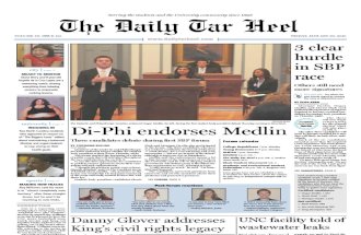 The Daily Tar Heel for Jan. 22, 2010