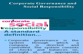 Corporate Governance And