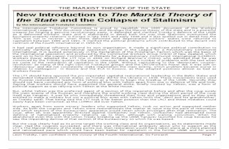 Ltt the Marxist Theory of the State[1] With a new Introduction by the International Trotskyist Current 26 December 2009