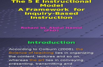 Dr Rohani-Pembentangan 5-E Instructional Model