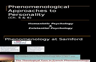 Phenomenological Approaches to Personality_2009