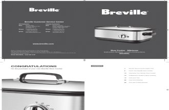 Breville BSC560XL Manual