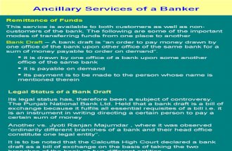 Ancillary Service Sofa Banker