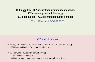 High Performance Computing Cloud Computing