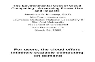 Jonathan Koomey: The Environmental Cost Of Cloud Computing