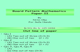 Board Revision Maths Paper II.