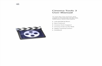 Cinema Tools User Manual
