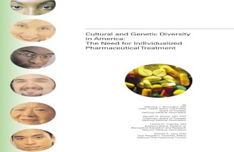 Cultural and Genetic Diversity in America: The Need for Individualized Pharmaceutical Treatment