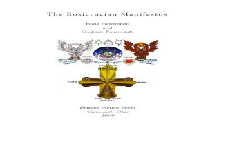 Rosicrucian Manifestos