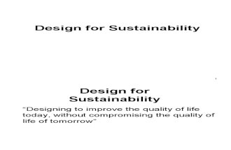 Lecture 7 Design for Sustainability