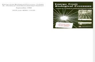 Energy from Biological Processes: Volume II—Technical and Environmental Analyses