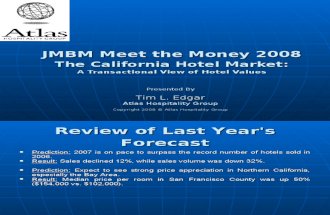 Hospitality Lawyer on California Hotel Transactions from Atlas Hosp at JMBM's Meet the Money
