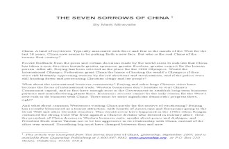 The Seven Sorrows of China