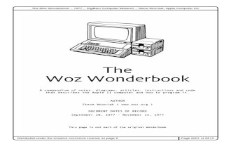 The Woz Wonderbook 1977