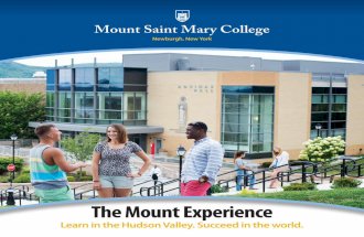 Mount Saint Mary College Viewbook 2014-2015