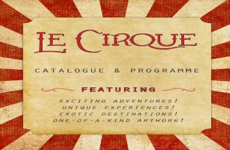 Le Cirque - FAIS 27th Annual Gala