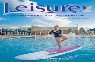 Plano Parks and Recreation Summer 2015 Leisure Catalog