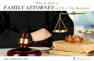 Family Lawyers in PA - Reasons to Choose!