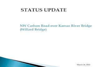 Shawnee County Willard Bridge Presentation 03/26/2015