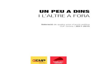 Valoració de la CUP de Girona del mandat 2011-2015