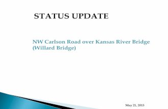 Shawnee County Willard Bridge Presentation May 21, 2015
