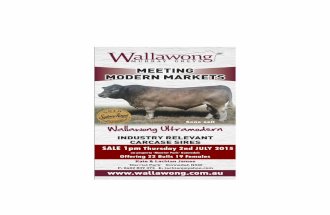 2015 Wallawong Carcase Quality Sale Catalogue