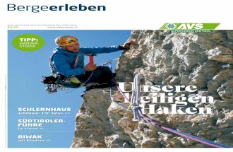 Bergeerleben - AVS-Magazin Juni 2015
