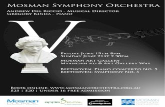 Mosman Symphony Orchestra: Beethoven 2015