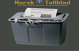 Norsk Tollblad nr 03-2015