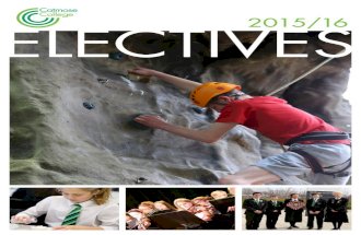 Electives Booklet 2015-16