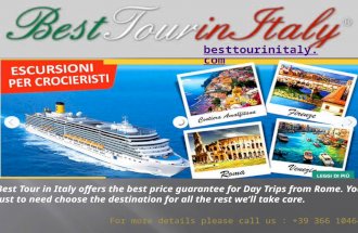 Find the best day trips from Rome only at Besttourinitaly.com