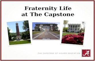 2015 Fraternity Life at The Capstone