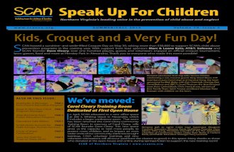 Speak Up For Children | SCAN Newsletter SUMMER/FALL 2015