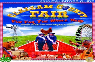 Clallam County Fair Exhibitor's Guide 2015