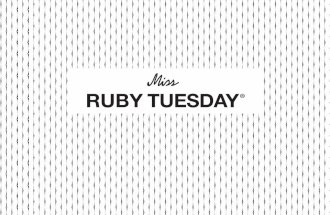 Collection Book Miss Ruby Tuesday SS16