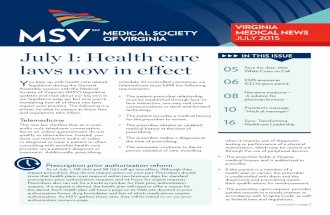 Virginia Medical News - July 2015