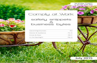 2015 july comply at work newsletter issuu
