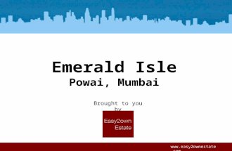L&T Emerald Isle - Spacious 2, 3 & 4 BHK's apartments at Powai, Mumbai.