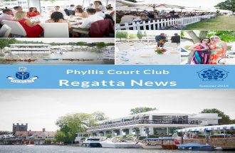 Phyllis Court Club Summer News 2015