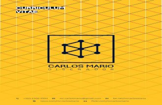 CV - Carlos Mario // Diseñador Jr.